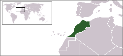 Karte Marokko