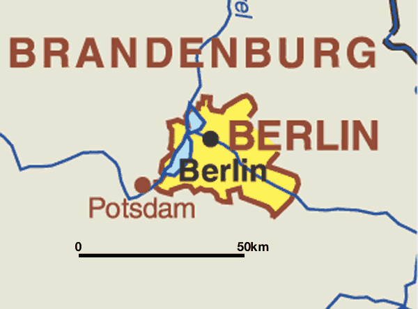 Karte Berlin