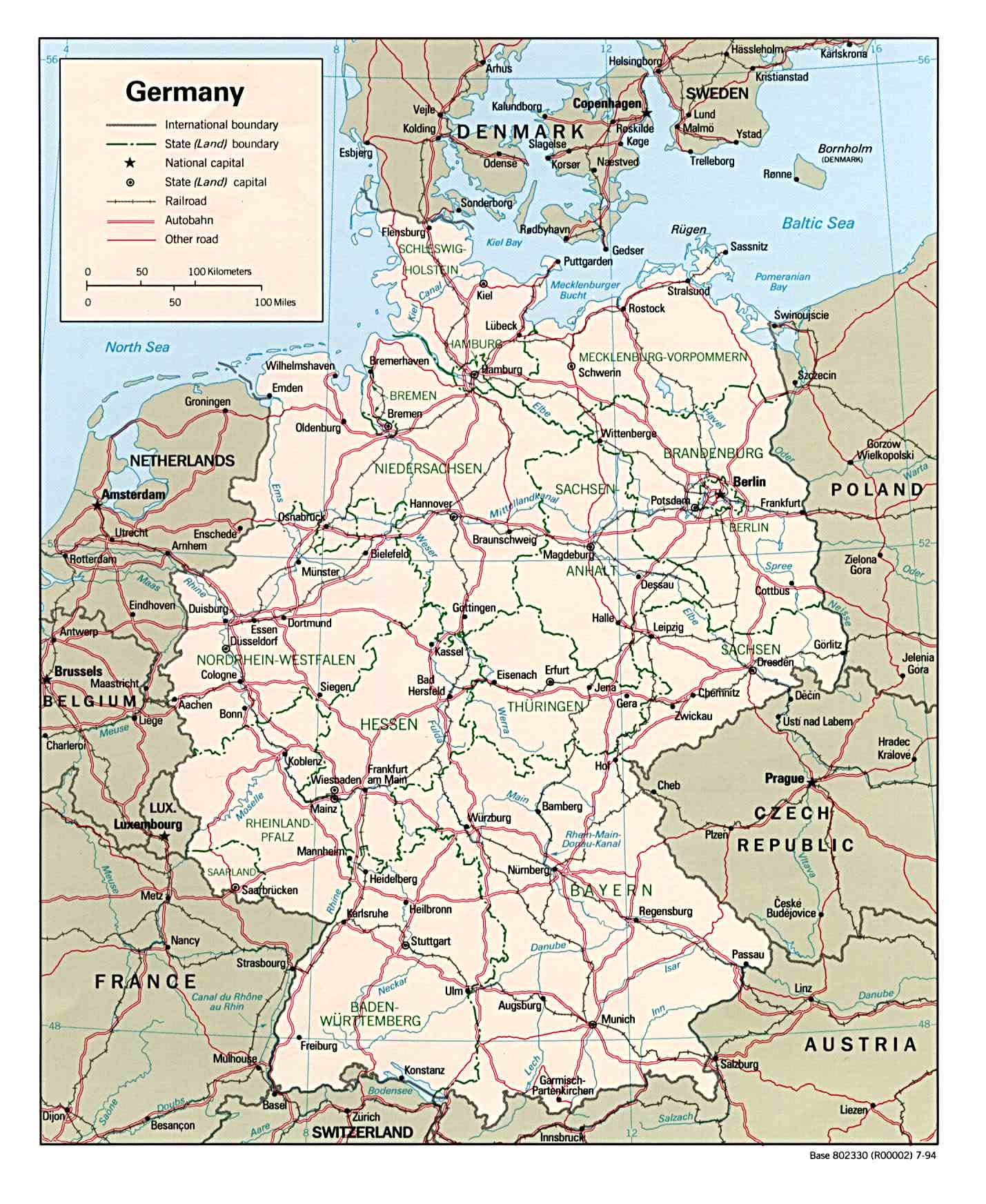 Karte Deutschland