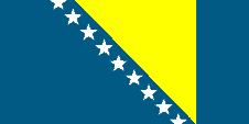 Landkarte Bosnien-Herzegowina