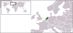 Karte Holland/Niederlande