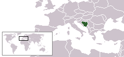 Karte Bosnien und Herzegowina