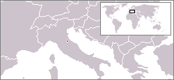 Karte San Marino