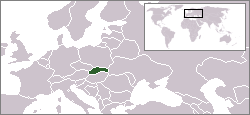 Karte Slowakei