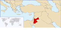 Karte Jordanien